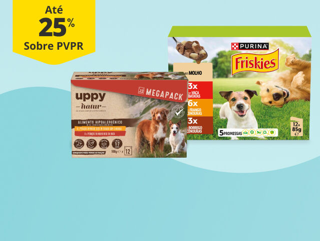 At&eacute; 25% PVPR em comida h&uacute;mida
